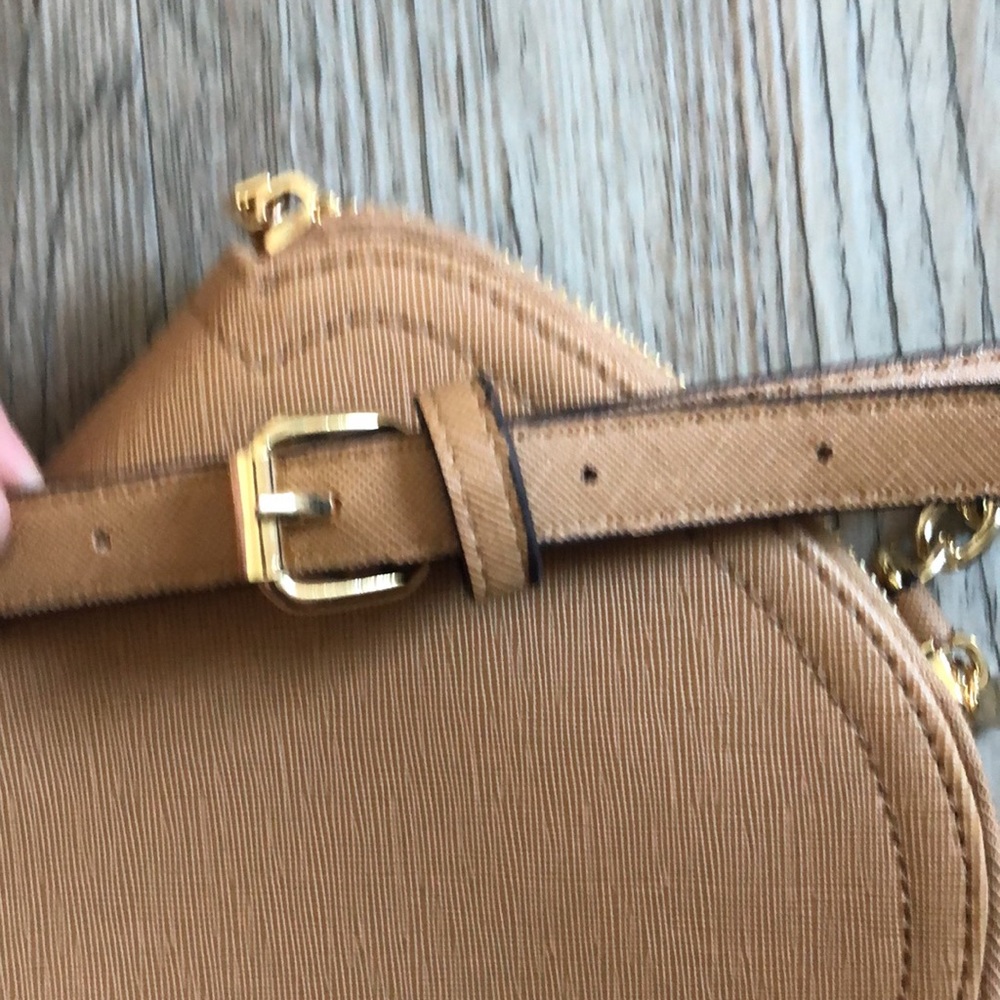 Steve Madden Cute Purse With Scarf And Gold Chain Nwot Gem